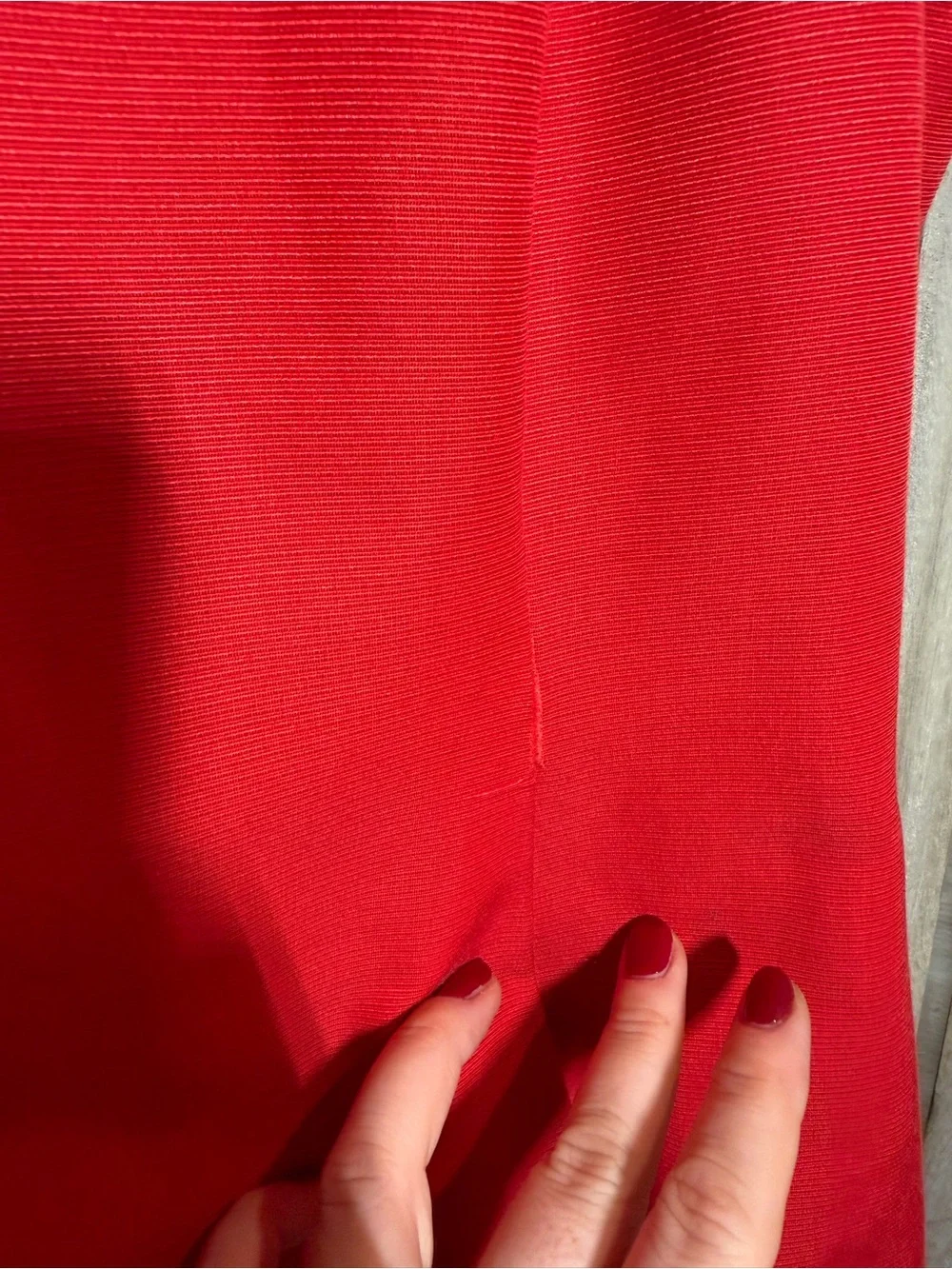Kate Spade Red Silk Cotton Blend Fit and Flare Dress - size 8